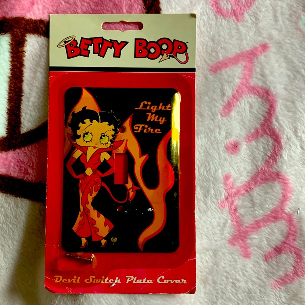Betty Boop switch cover plate